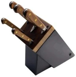 Sabatier Perigord Knife Block With 5 Kitchen Knives - Walnut Wood Handles 9 Sabatier Perigord Knife Block With 5 Kitchen Knives - Walnut Wood Handles -Kitchen Knife Store sabatier perigord knife block 5 kitchen knives walnut wood handles 2