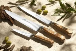 Sabatier Provençao 2-piece Knife Set 100% Forged Blades, Olive Wood Handles -Kitchen Knife Store sabatier provencao 2 piece knife set forged olive wood handles 4