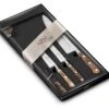 Sabatier Provençao 3-piece Knife Set 100% Forged Blades, Olive Wood Handles -Kitchen Knife Store sabatier provencao 3 piece knife set forged olive wood handles