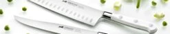 Sabatier Toque Blanche 2-piece Knife Set: Paring Knife + Santoku Knife -Kitchen Knife Store sabatier toque blanche 2 piece knife set 5