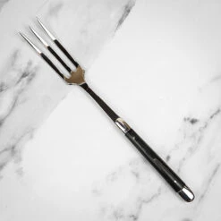 Forge De Laguiole Carving Set With Ebony Handle -Kitchen Knife Store sd2minebbri 00003478 forgedelaguiole carvingset 4