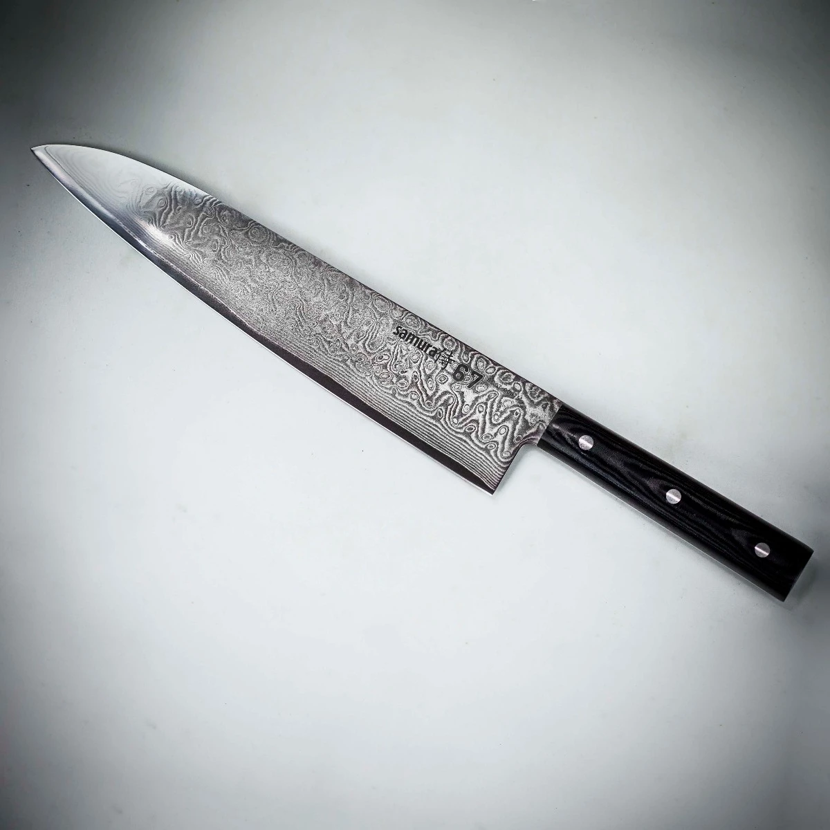 Samura Damascus 67 9.5" Grand Chef's Knife 3 Samura Damascus 67 9.5" Grand Chef's Knife