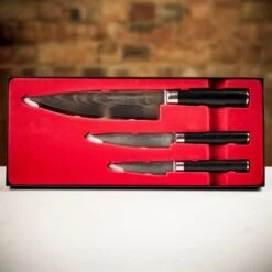 Samura Set Of Three Damascus Knives