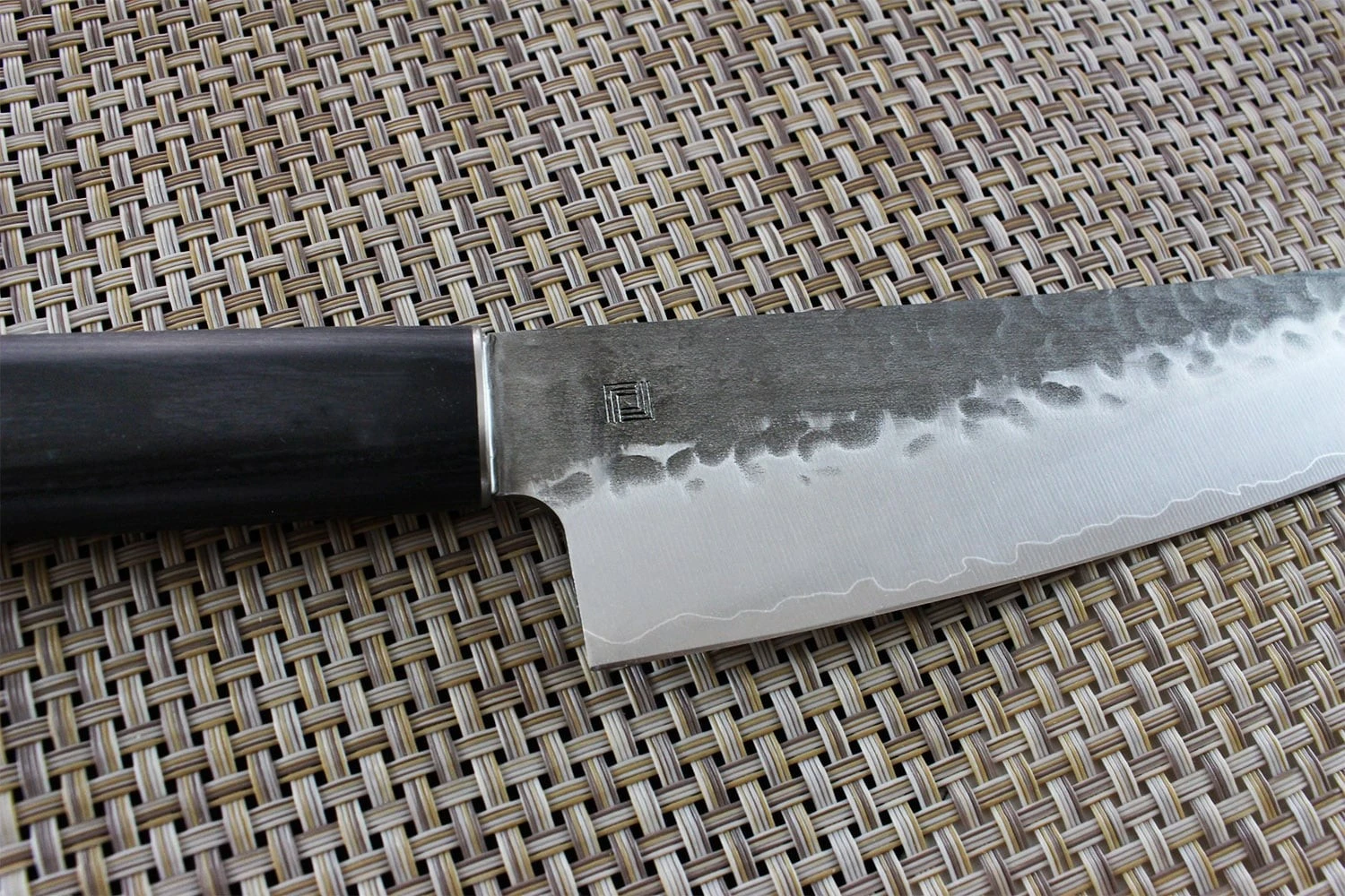 Shizu Hamono Yamato Hammered Santoku Knife 18cm 6 Shizu Hamono Yamato Hammered Santoku Knife 18cm - Image 4