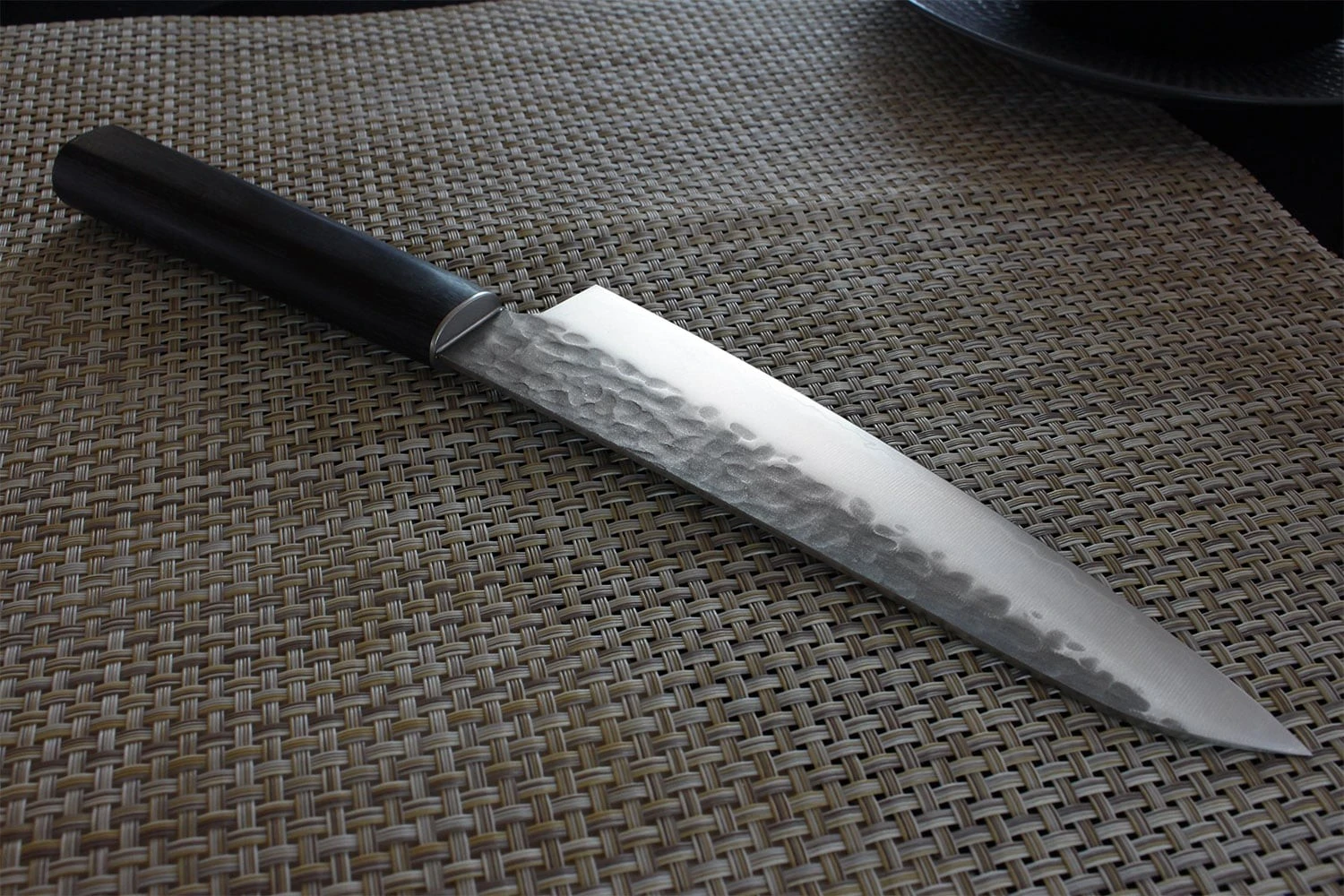 Shizu Hamono Yamato Hammered Santoku Knife 18cm 7 Shizu Hamono Yamato Hammered Santoku Knife 18cm - Image 5