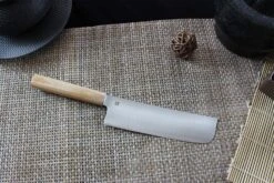 Shizu Hamono Yuri Japanese Nakiri Knife 21.5cm -Kitchen Knife Store shizu hamono yuri japanese nakiri knife 21cm 2