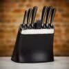 Robert Welch Signature Six Piece Knife Block Set With Sharpener -Kitchen Knife Store sigbk2097v8 knifeblock8psharpener2