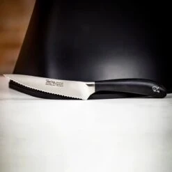 Robert Welch Signature Six Piece Knife Block Set With Sharpener -Kitchen Knife Store sigbk2097v8 knifeblock8psharpener5