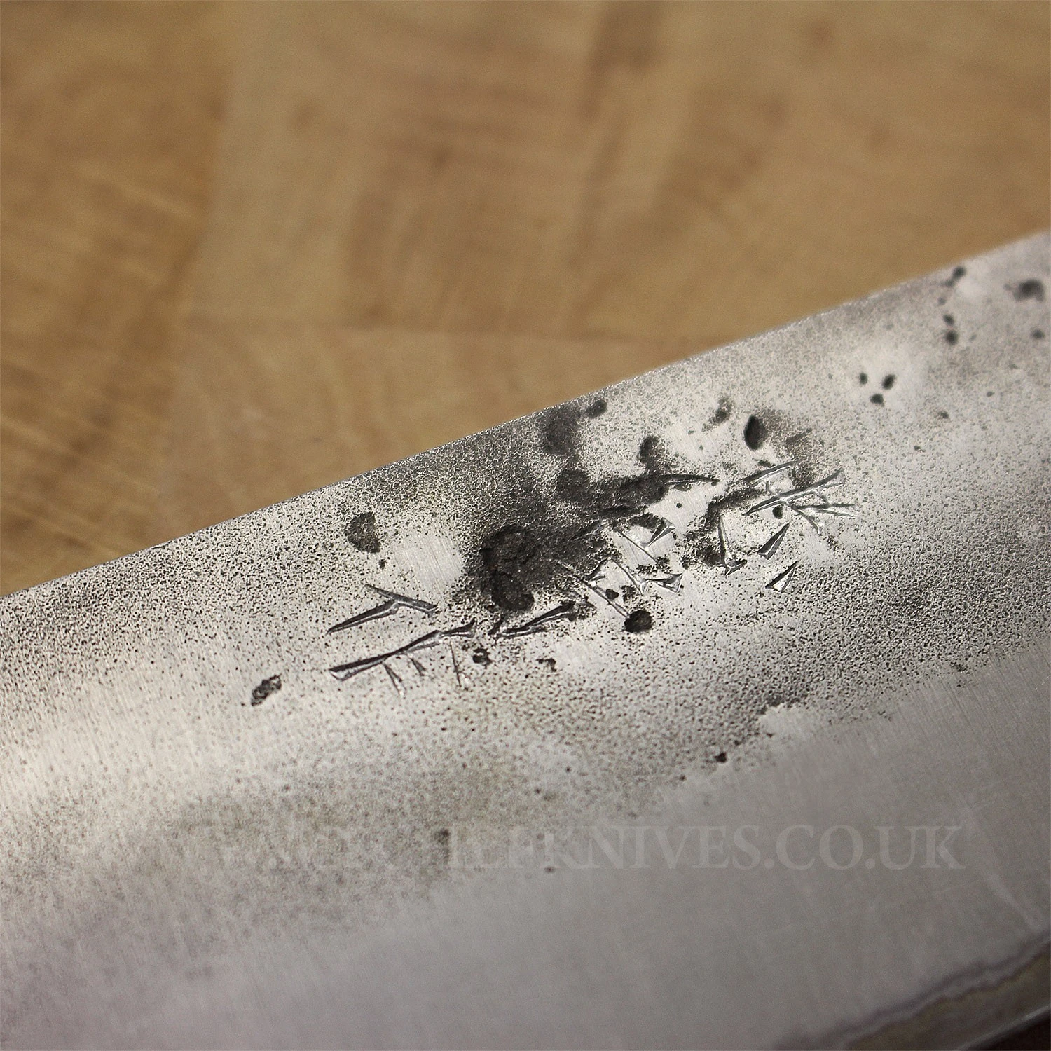 Tadafusa Nashiji Bubinga Nakiri Knife 15cm - Wooden Handle 4 Tadafusa Nashiji Bubinga Nakiri Knife 15cm - Wooden Handle - Image 2