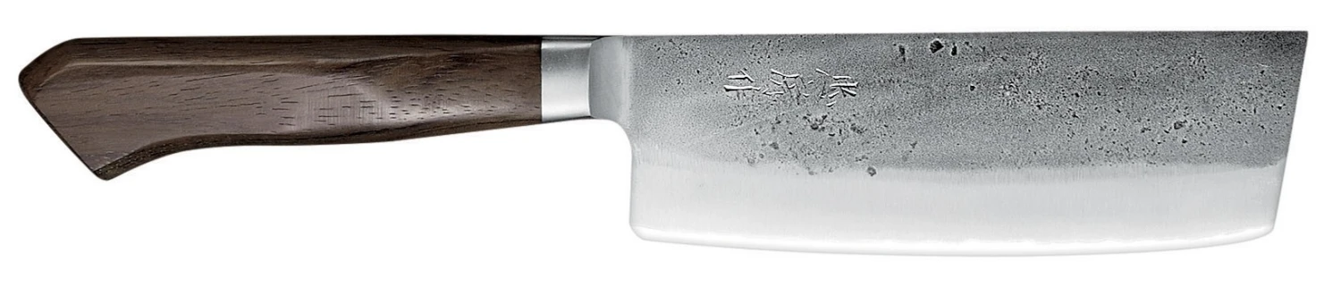 Tadafusa Nashiji Bubinga Nakiri Knife 15cm - Wooden Handle 3 Tadafusa Nashiji Bubinga Nakiri Knife 15cm - Wooden Handle