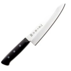 Tojiro DP Eco Japanese Chef Knife 18cm - Black, Riveted Handle