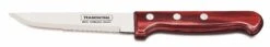 Tramontina Gaucho Set Of 6 Steak Knives 13cm With Red Polywood Handles -Kitchen Knife Store tramontina gaucho set 6 steak knives 13cm red polywood handles 2