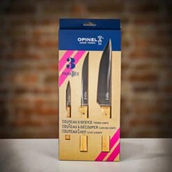 Opinel Parallèle Trio Knife Set -Kitchen Knife Store trioset