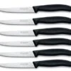 Victorinox SwissClassic 6-piece Steak Knife Set - Black Handles -Kitchen Knife Store victorinox swissclassic 6 piece table knife set black handles