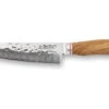 Wusaki Damas VG10 Santoku Knife 17cm Olive Wood Handle 1 Wusaki Damas VG10 Santoku Knife 17cm Olive Wood Handle -Kitchen Knife Store wusaki damas vg10 santoku knife 17cm olive wood handle