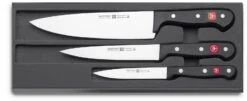 Wusthof Gourmet Knife Set: 1 Chef Knife 20cm, 1 Carving Knife 16cm And 1 Utility Knife 12cm