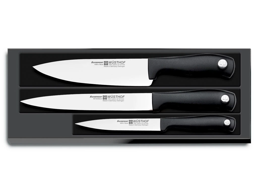 Wusthof Silverpoint 3-piece Professional Knife Set 3 Wusthof Silverpoint 3-piece Professional Knife Set